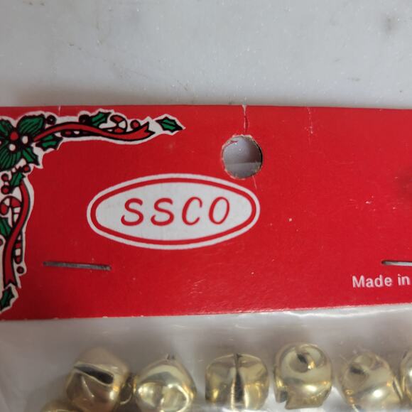 SSCO Bulk Diy Jingle Bells For Christmas Festival‎ Deco Gold Craft Bells - Picture 8 of 12